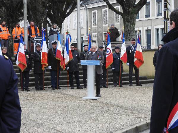 Reading of the message from “Les Amis de La Martinerie” by the president